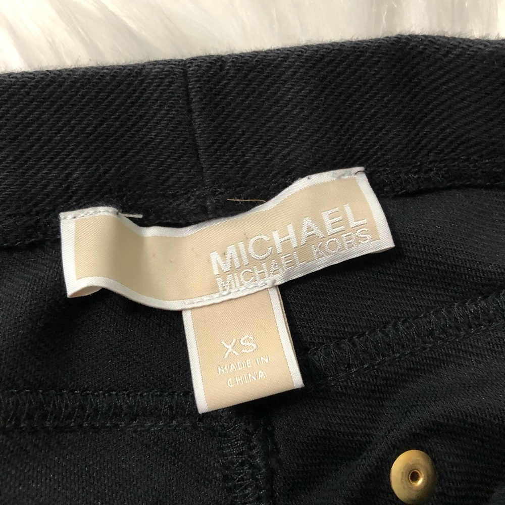 Michael Kors Stretch Black Legging Pull On Skinny - Picture 4 of 10